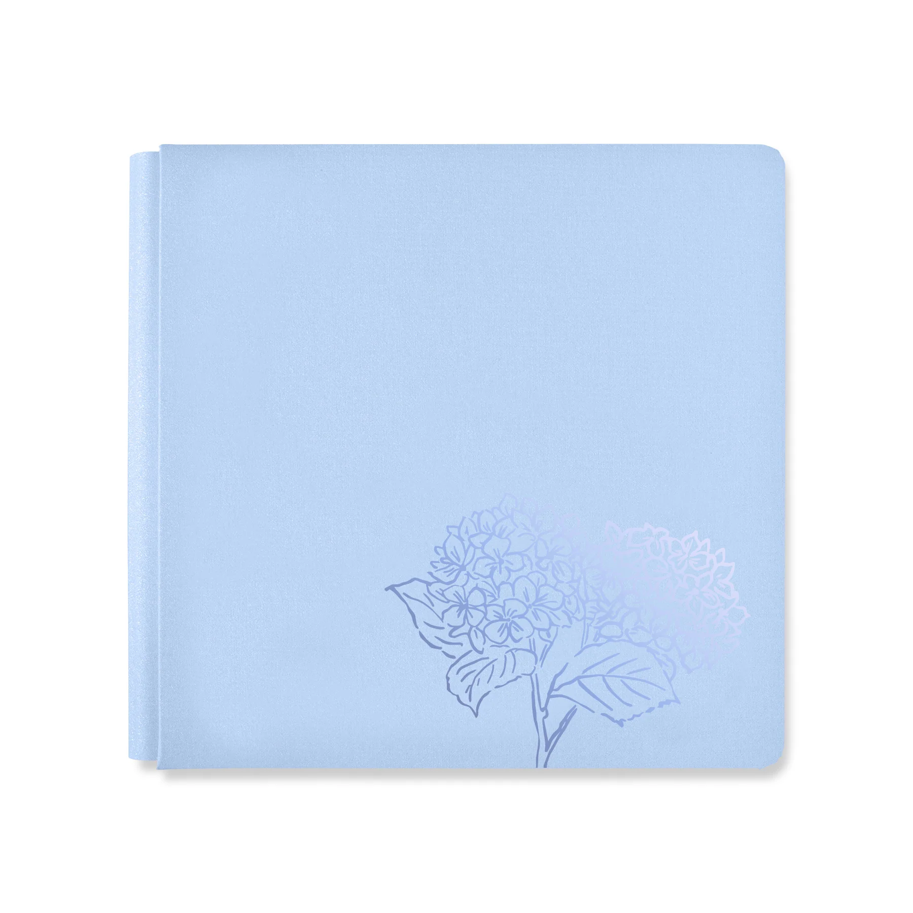 12x12 Hydrangea Haven Album Cover - Icy Blue