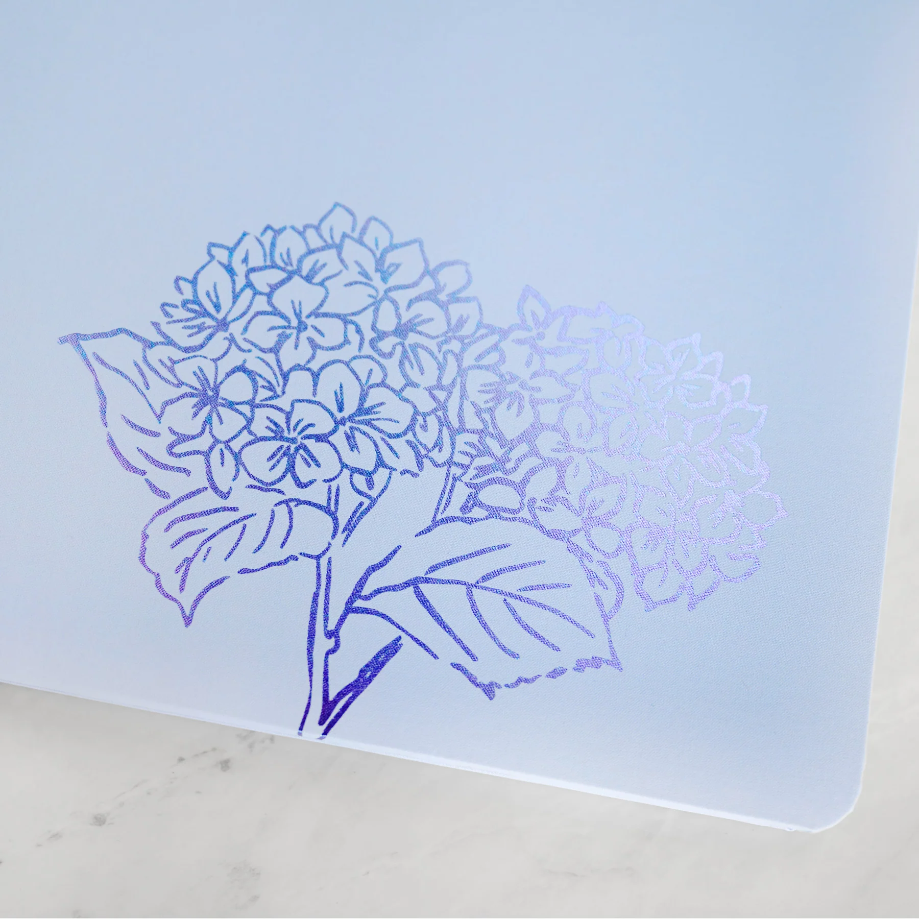 12x12 Hydrangea Haven Album Cover - Icy Blue - Image 2