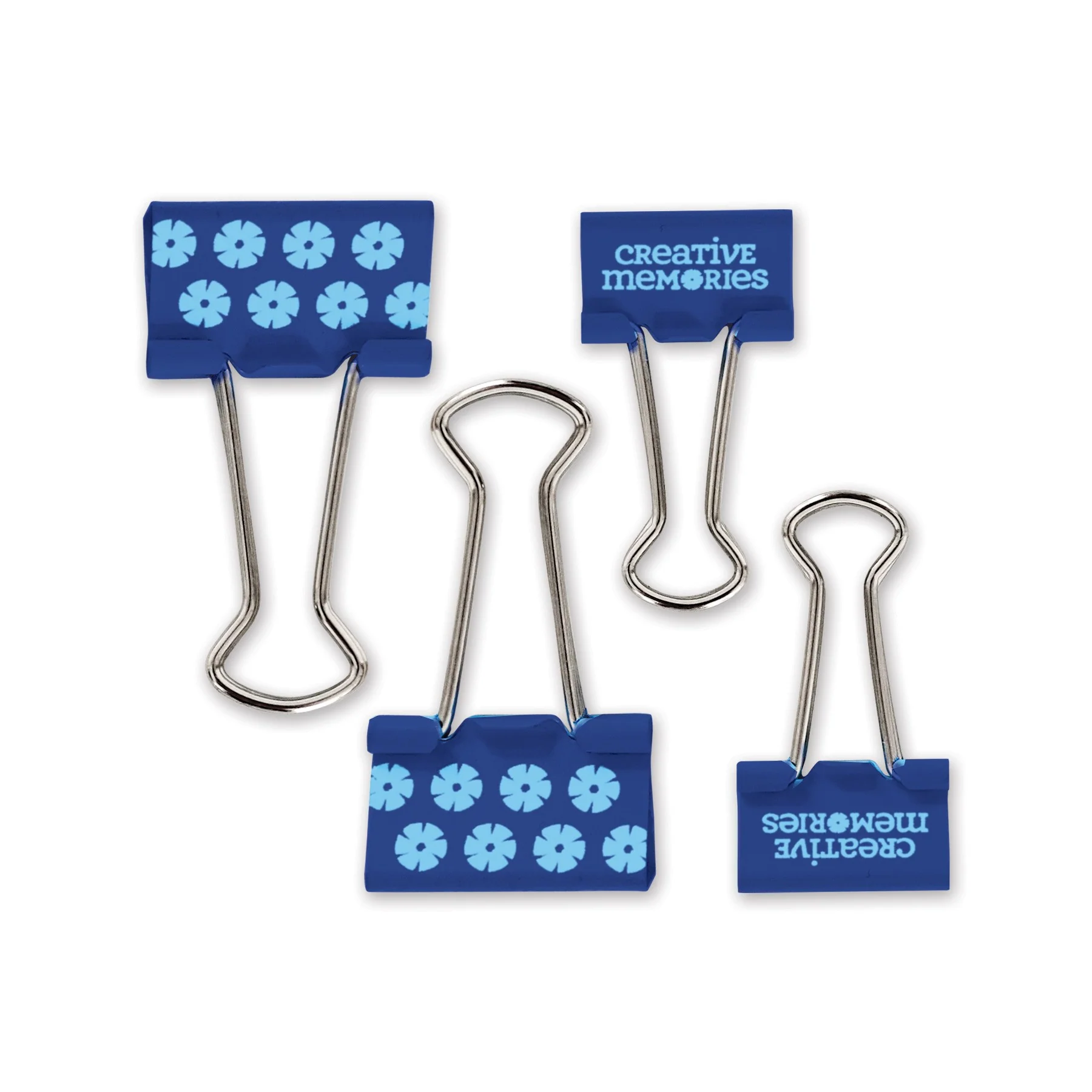 Binder Clips (4/pk) - Blue