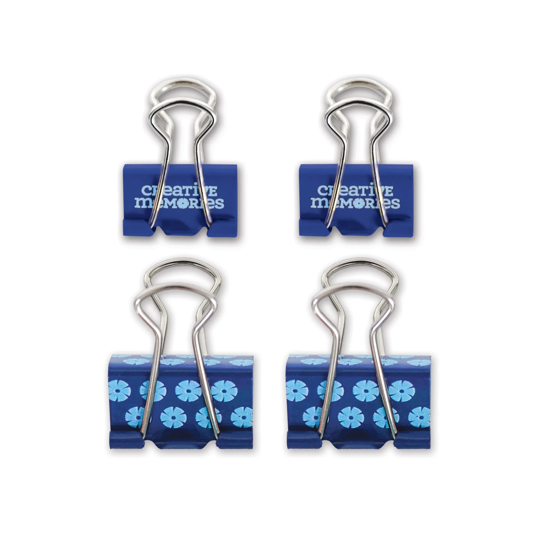Binder Clips (4/pk) - Blue - Image 2