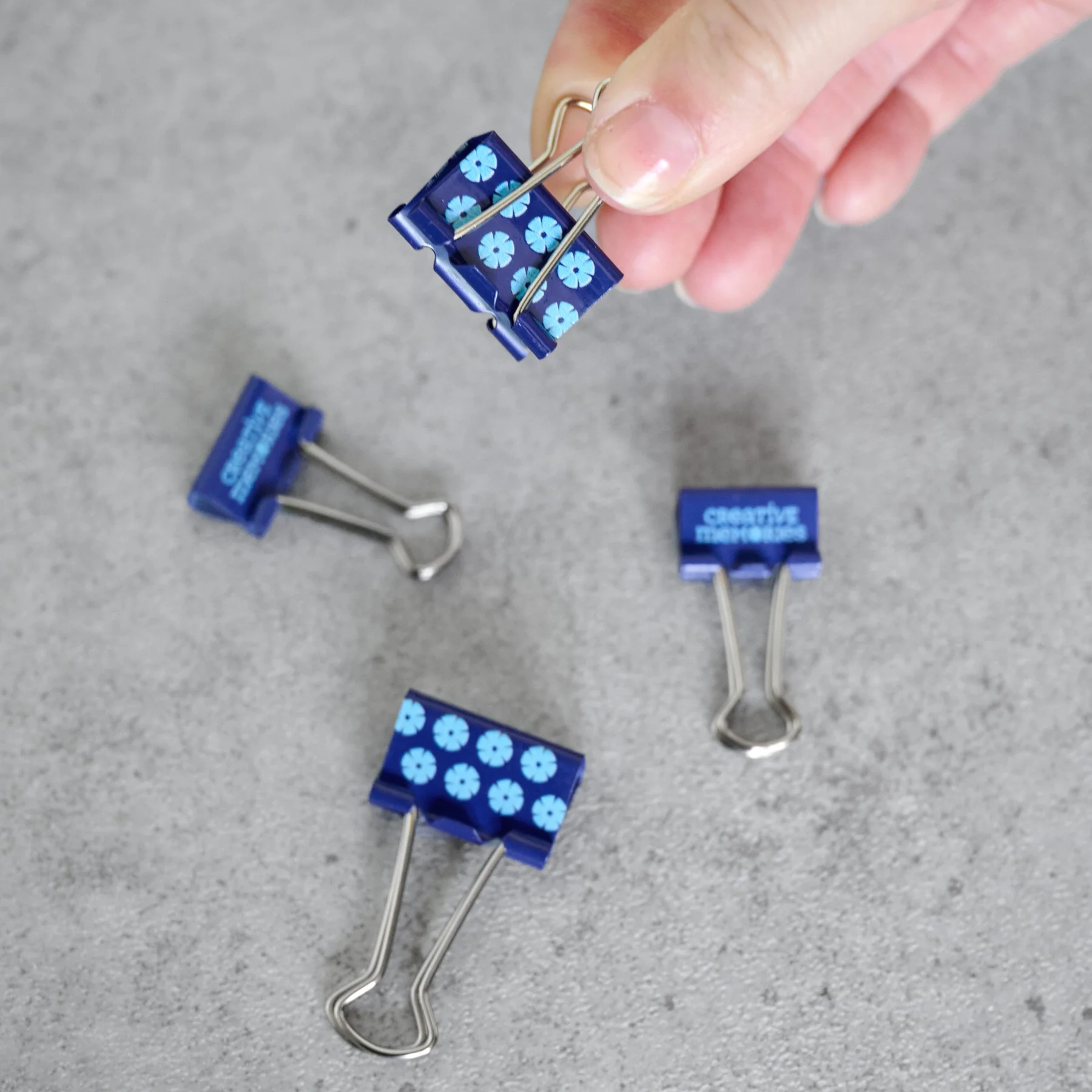 Binder Clips (4/pk) - Blue - Image 3