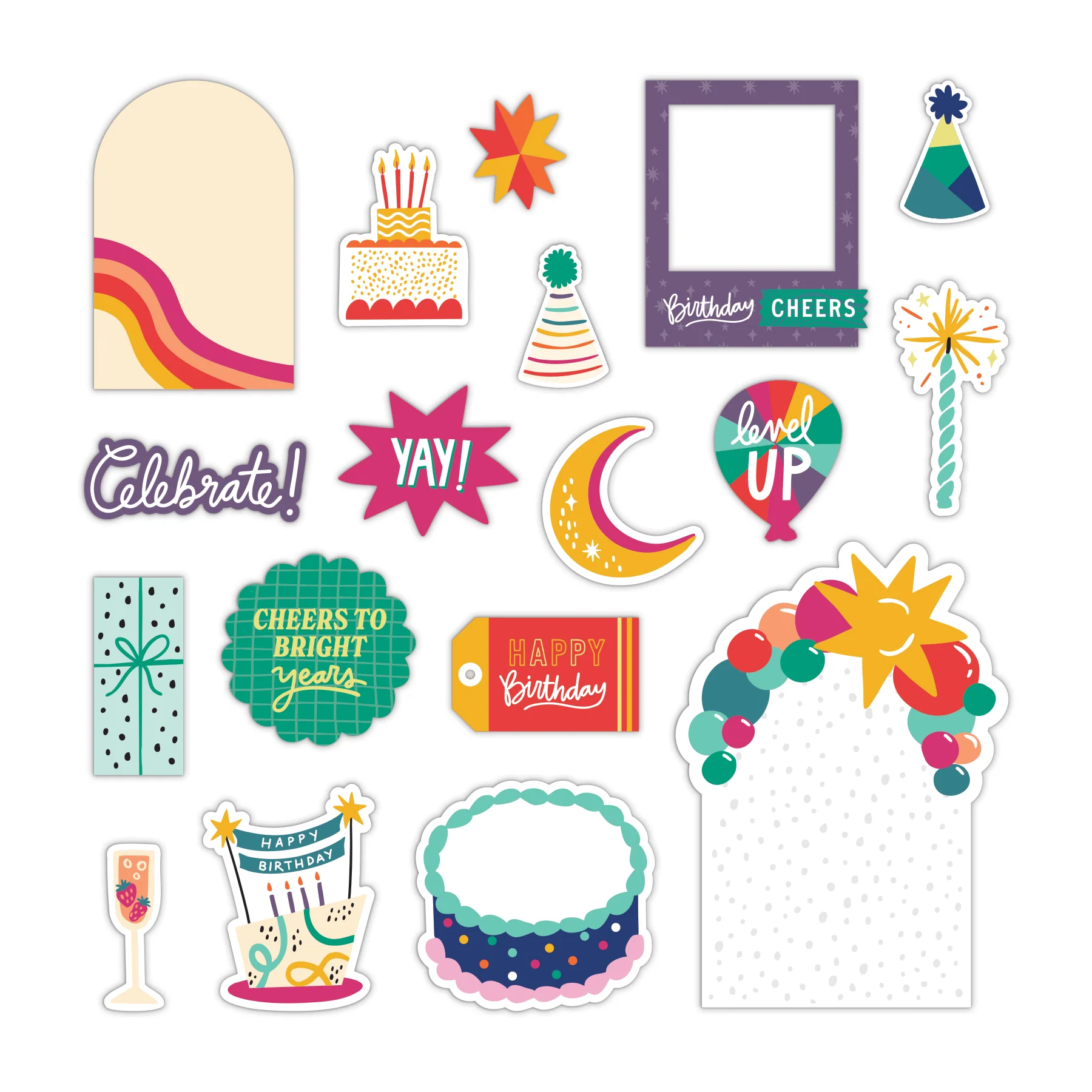 Birthday Bash UV Embellishments (40/pk) - Image 3