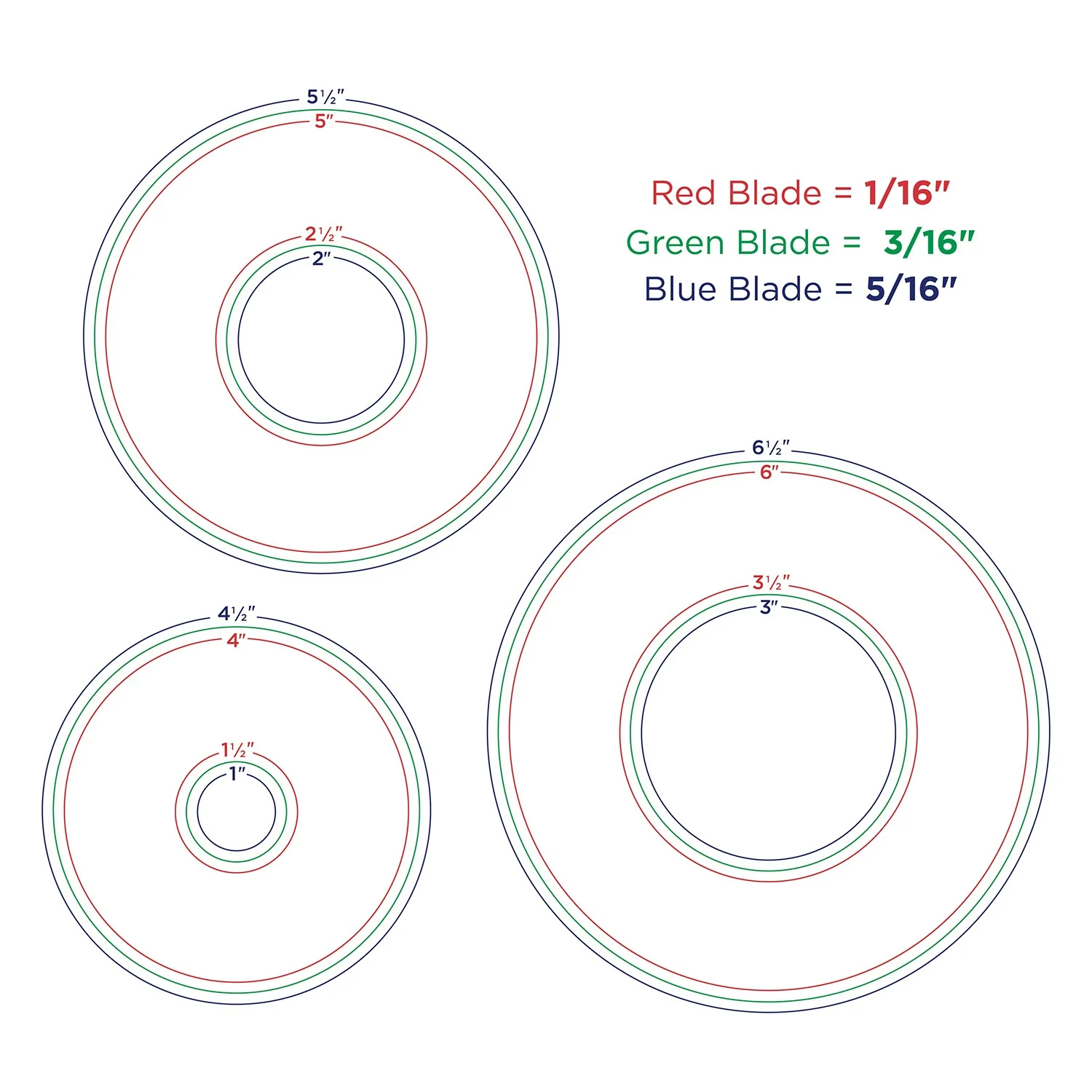 Circle Custom Cutting System Patterns (3/pk) - Image 5