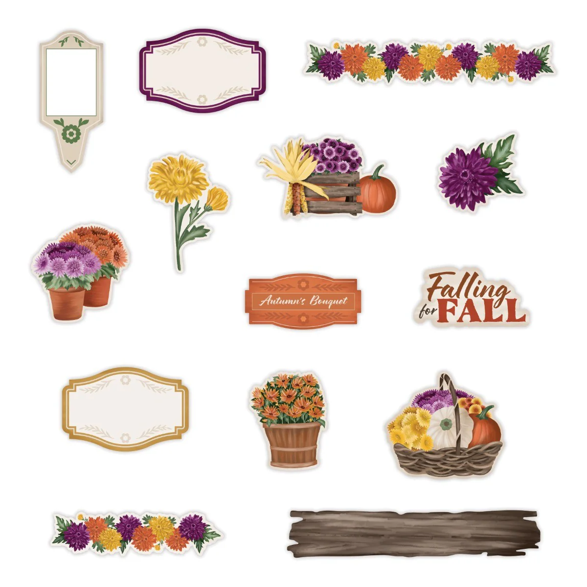 Croptoberfest 2025 Embossed Embellishments (30/pk) - Image 2