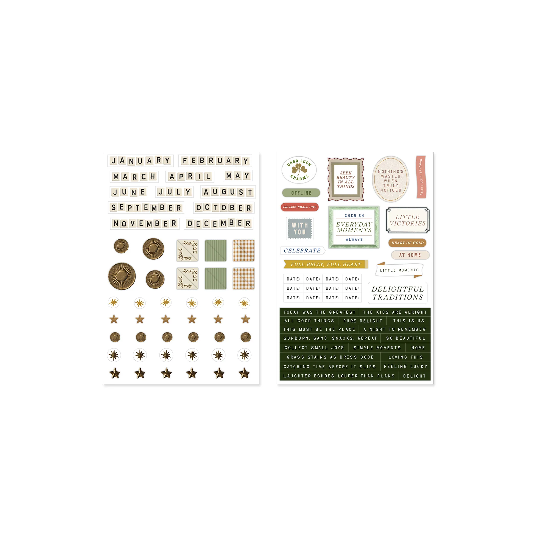Delight Scrap Journal Kit - Green Apple - Image 5
