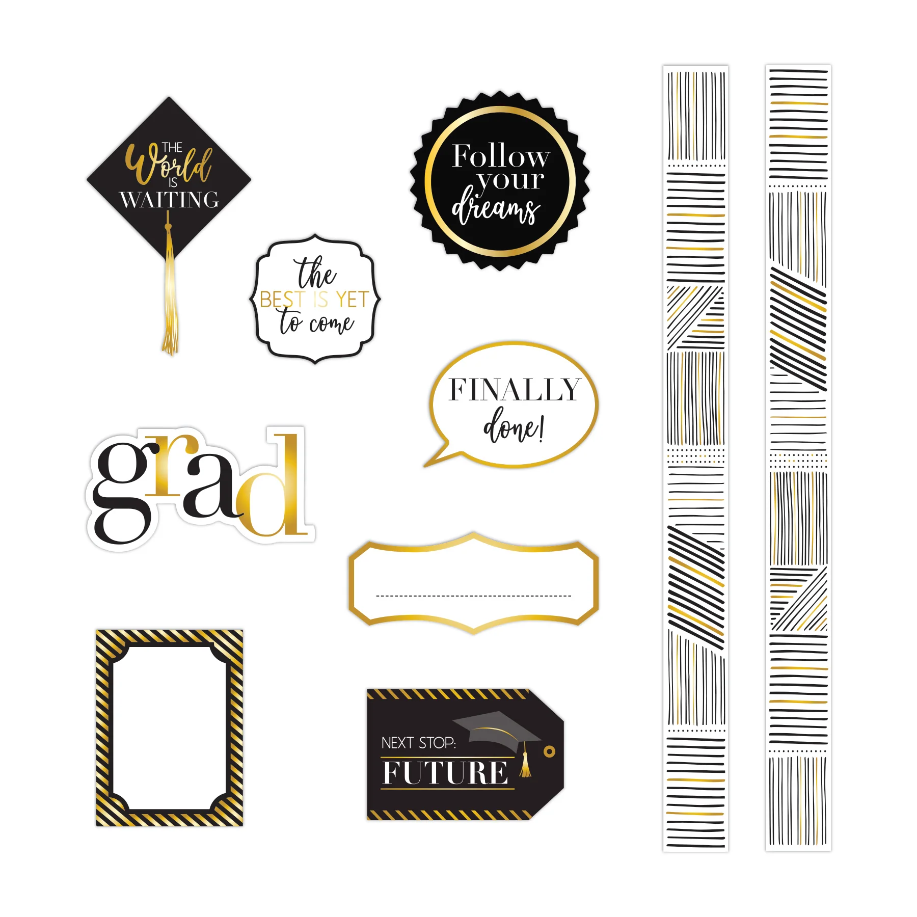 Diploma Days Foiled Embellishments (20/pk) - Image 3