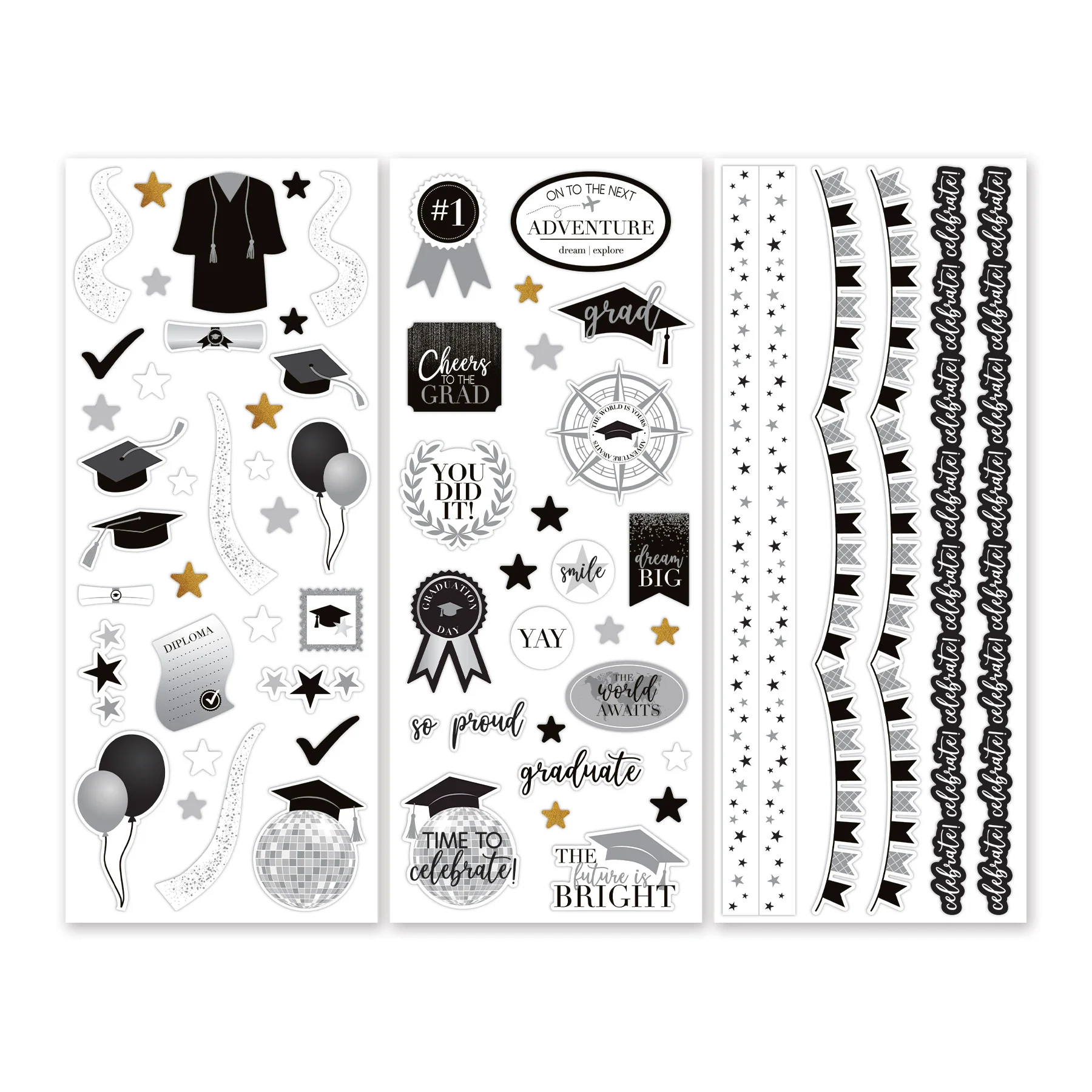 Diploma Days Stickers (3/pk)