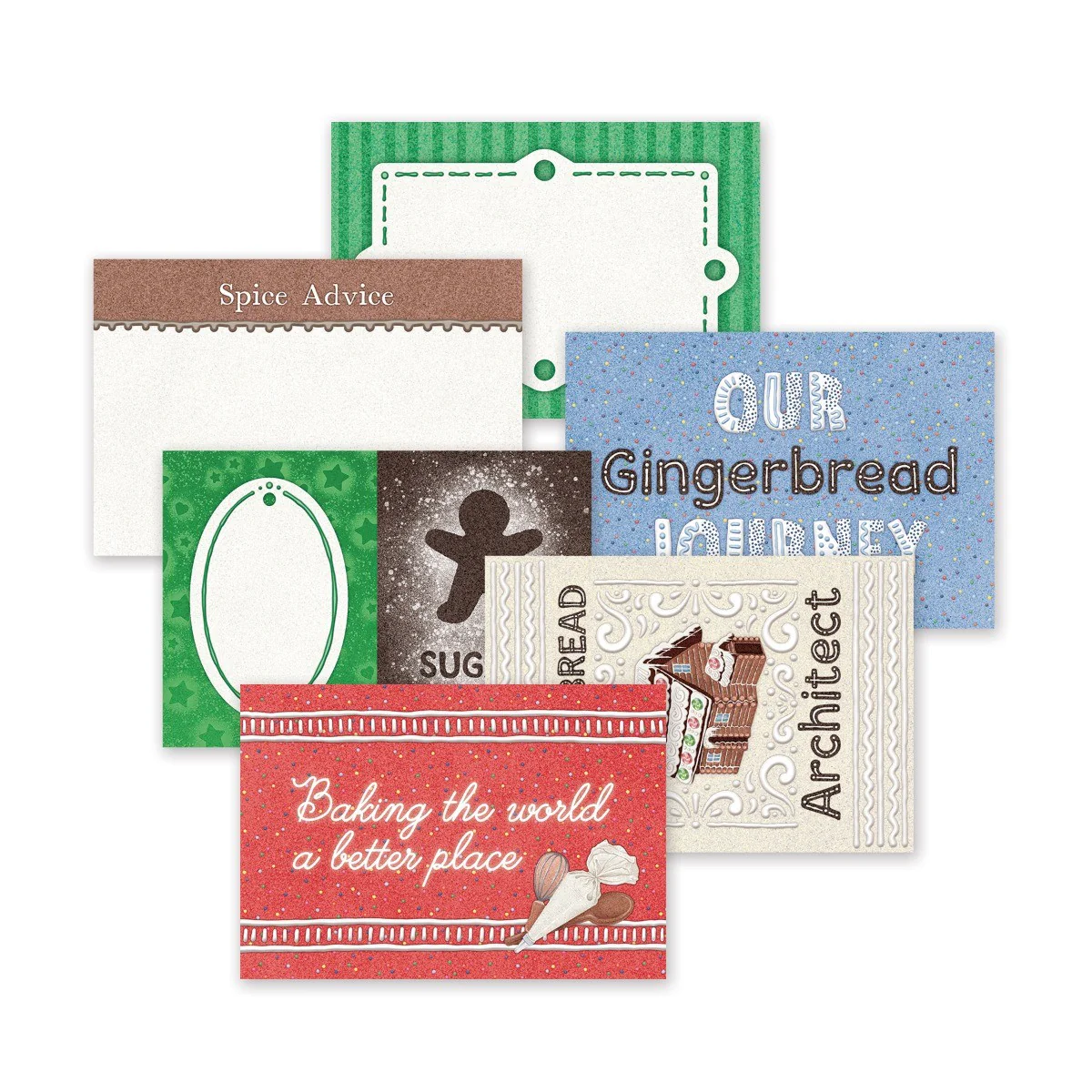 Gingerbread Fun Mat Pack (12/pk) - Image 2