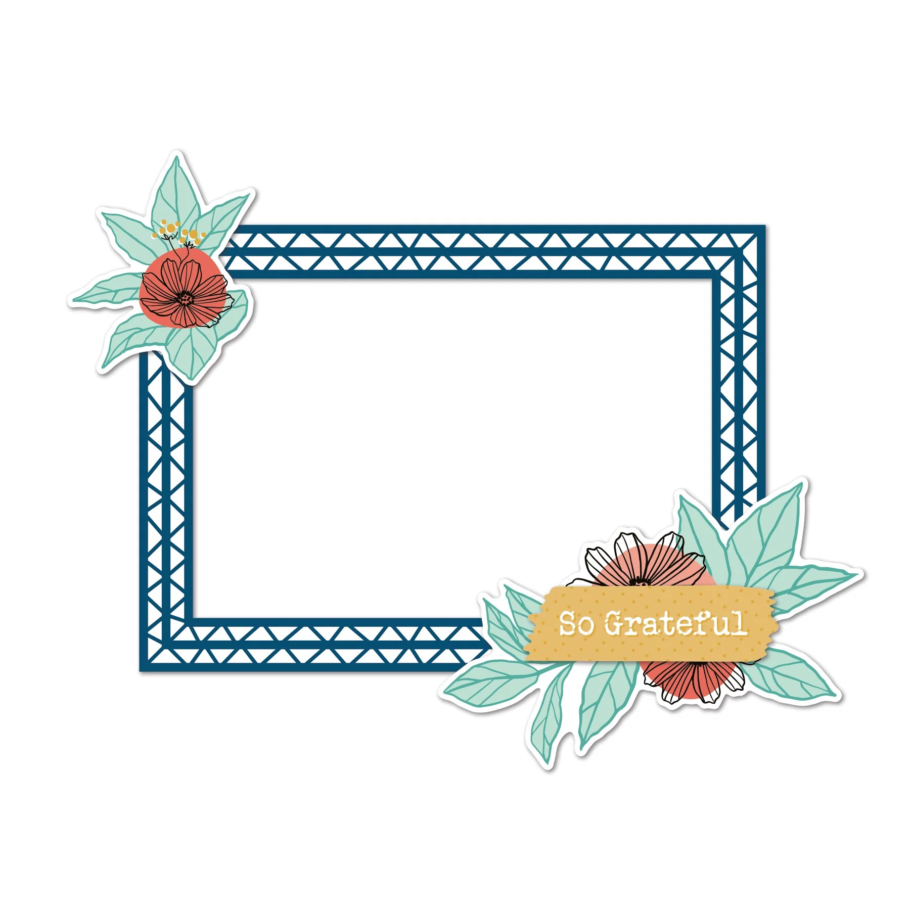 I Am Grateful, Too! Embellishment (4X6)