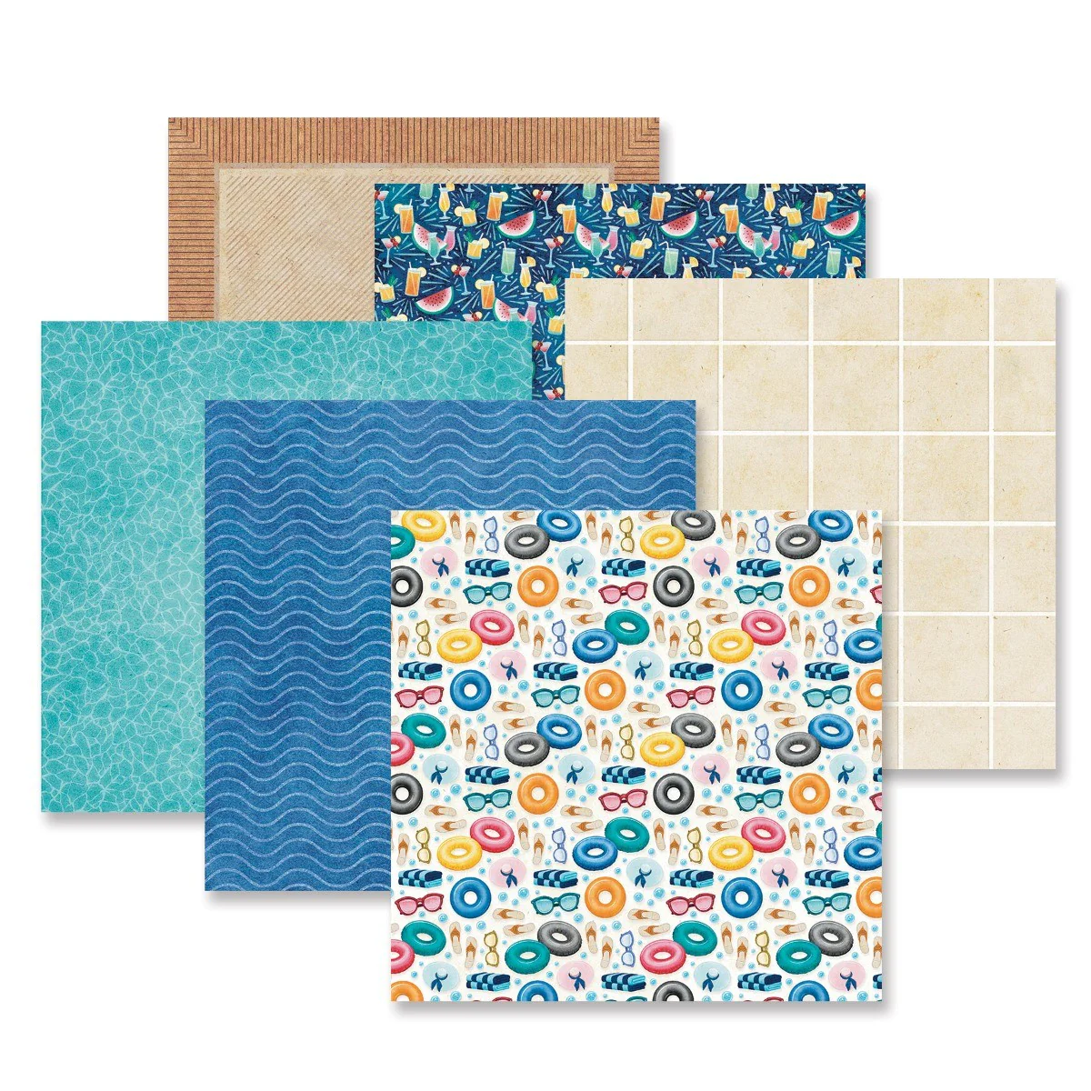 Poolside Paradise Paper Pack (12/pk)