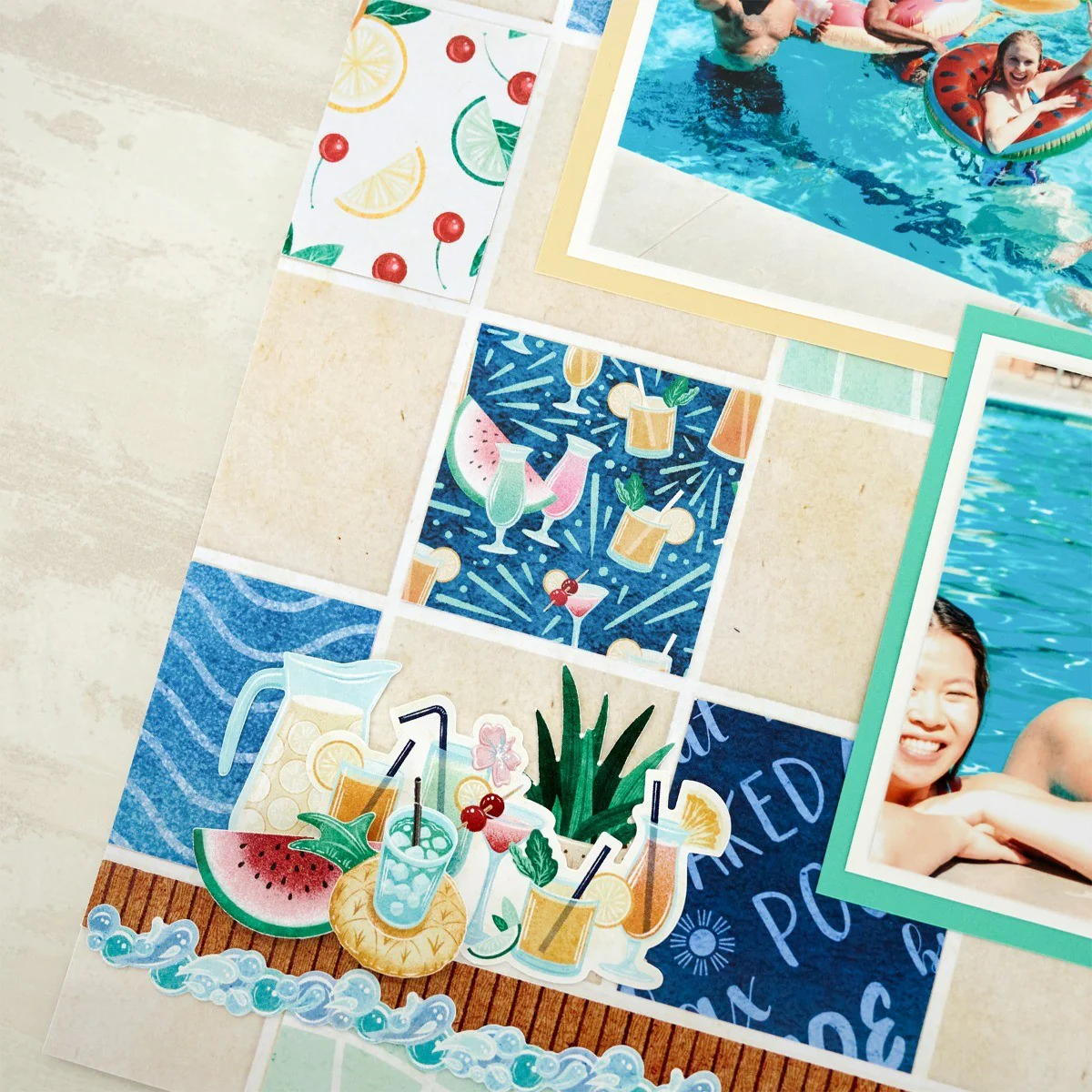 Poolside Paradise Paper Pack (12/pk) - Image 3