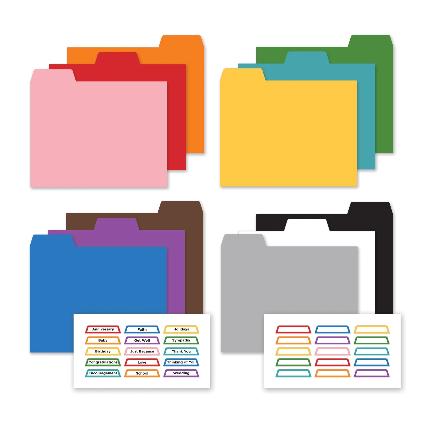 Rainbow Dots Card POD & Divider Bundle - Image 7