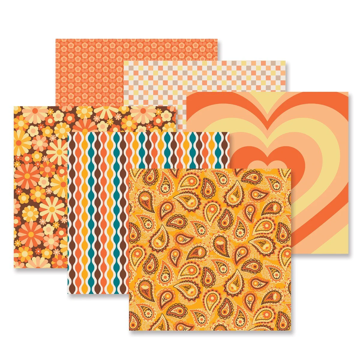 Retro Vibes Paper Pack (12/pk) - Image 2