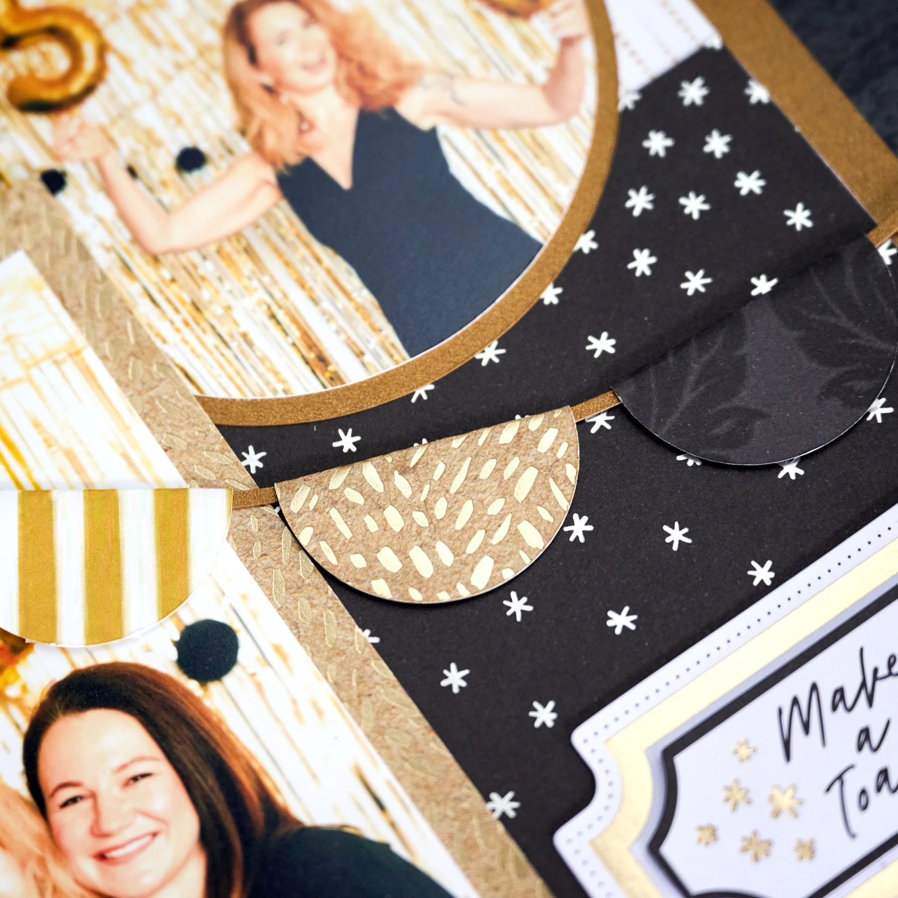 Silver & Gold Foiled Accent Paper Pack (12/pk) - Image 3