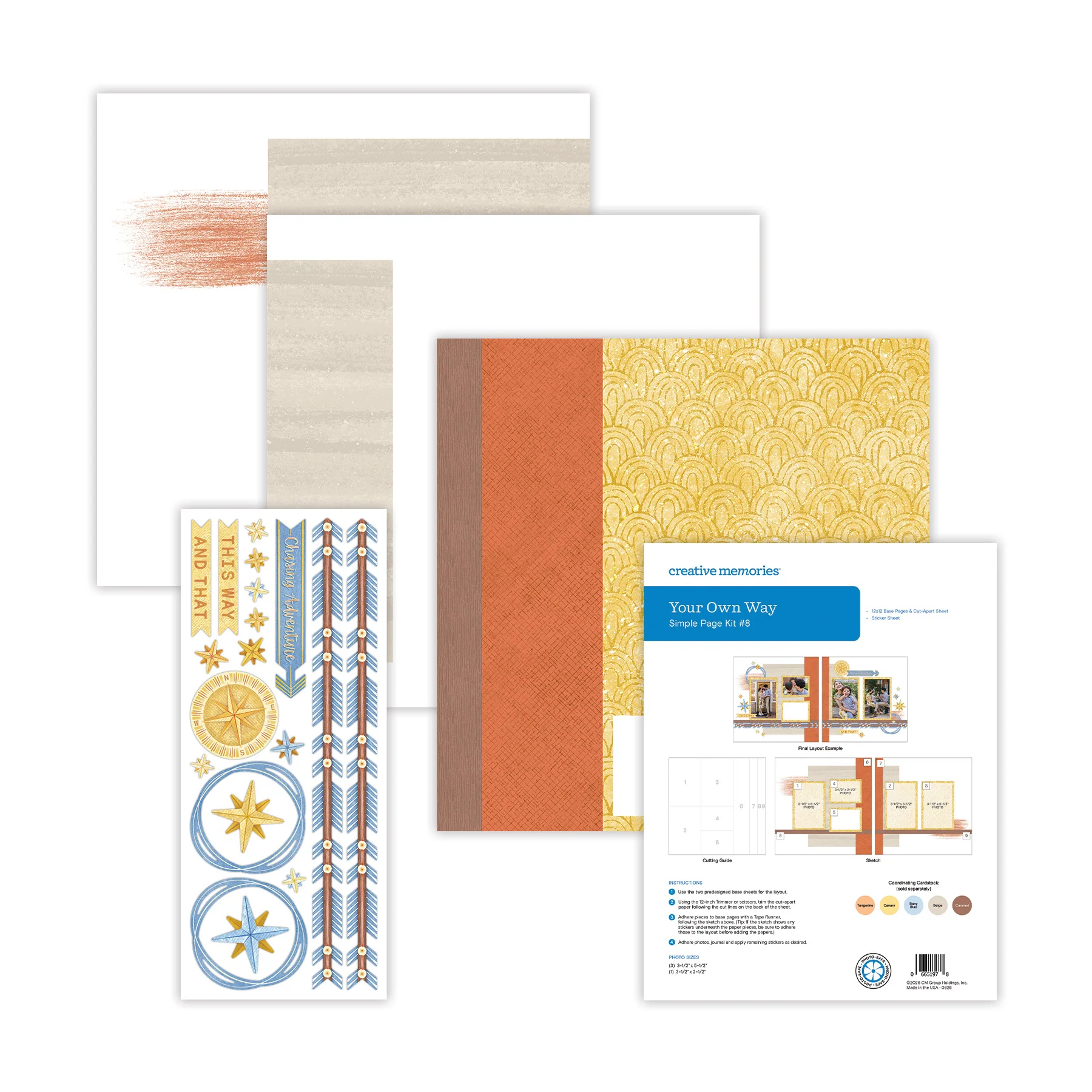 Simple Page Kit #8 - Your Own Way