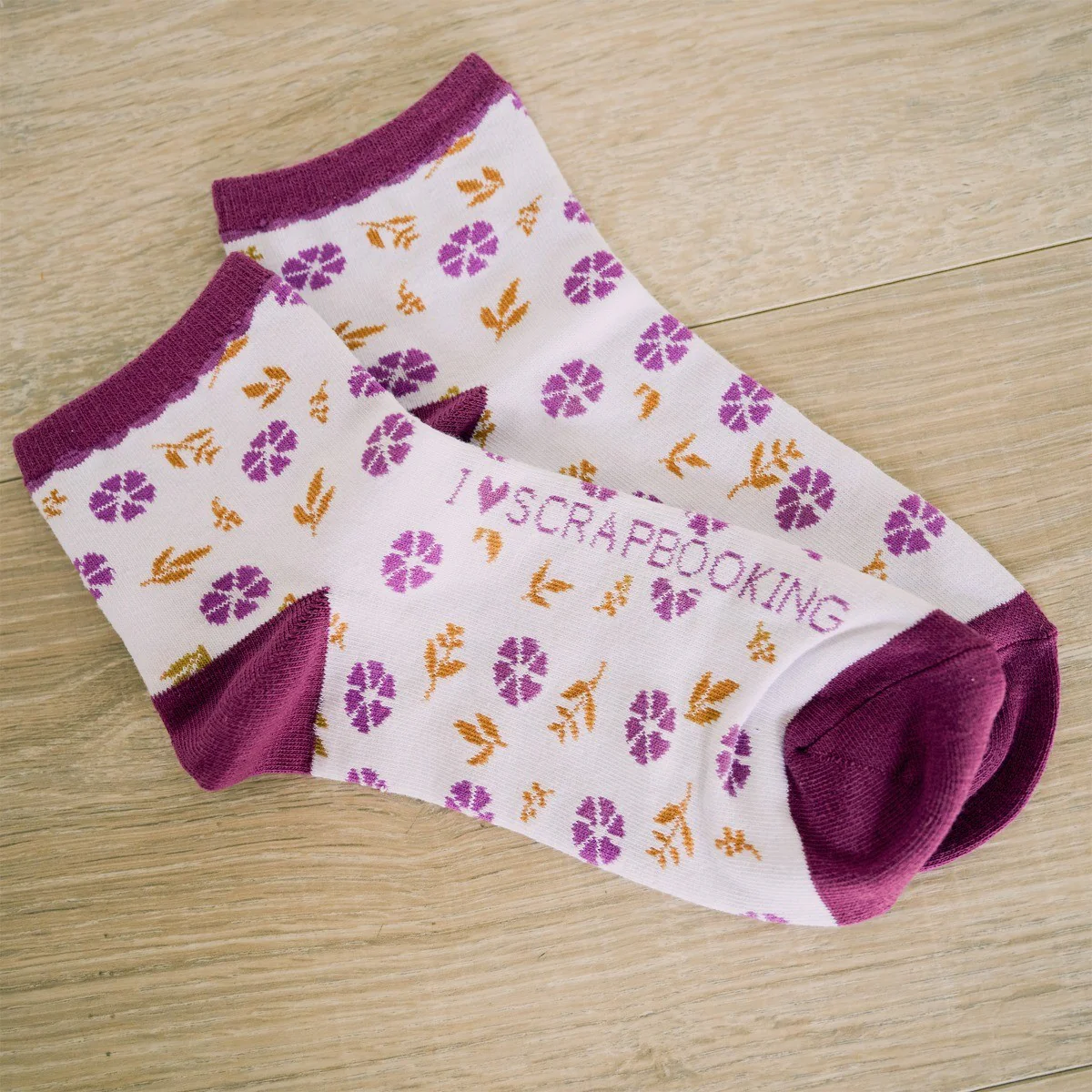 Socks - Plum Shutters (Size 6-10) - Image 2