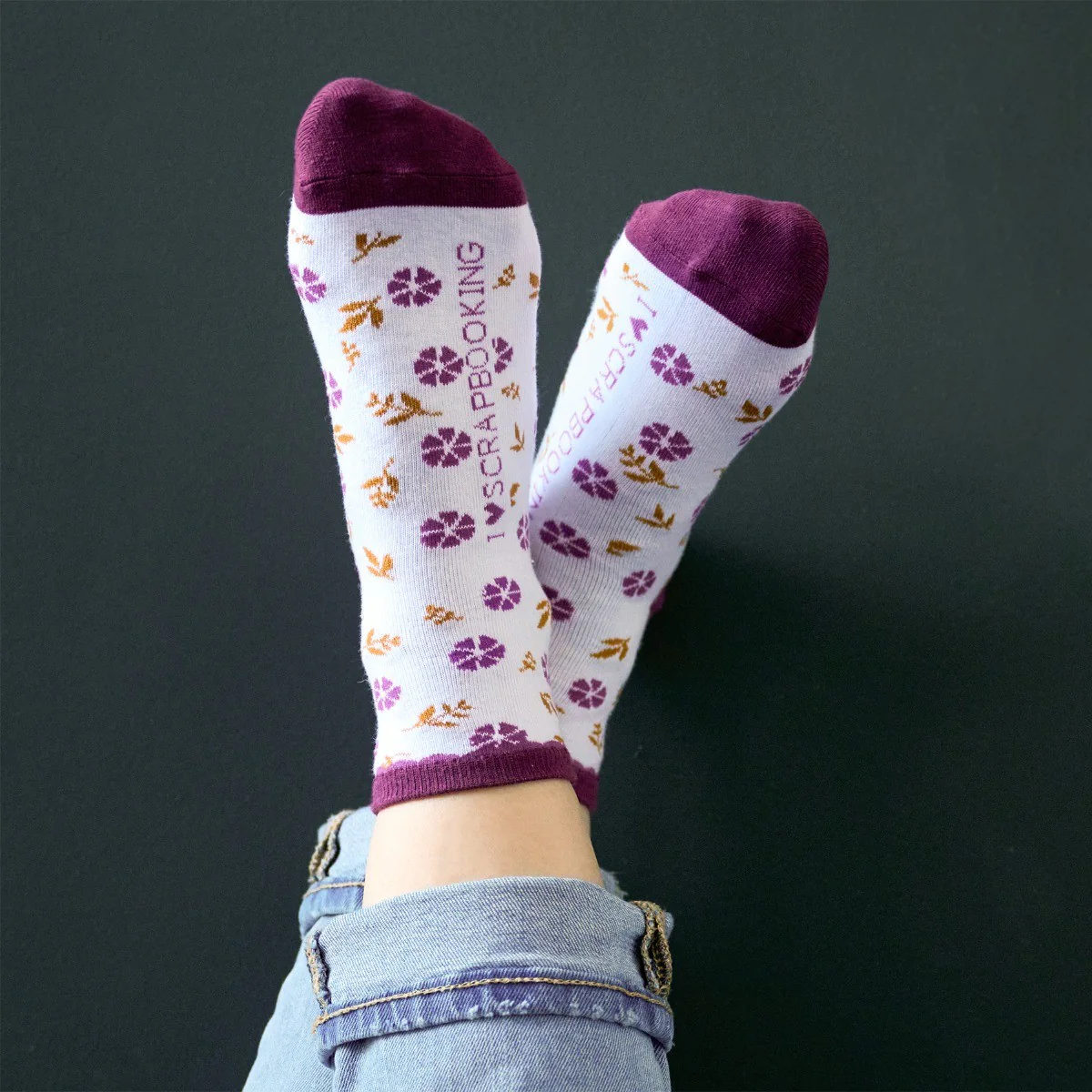 Socks - Plum Shutters (Size 6-10) - Image 3
