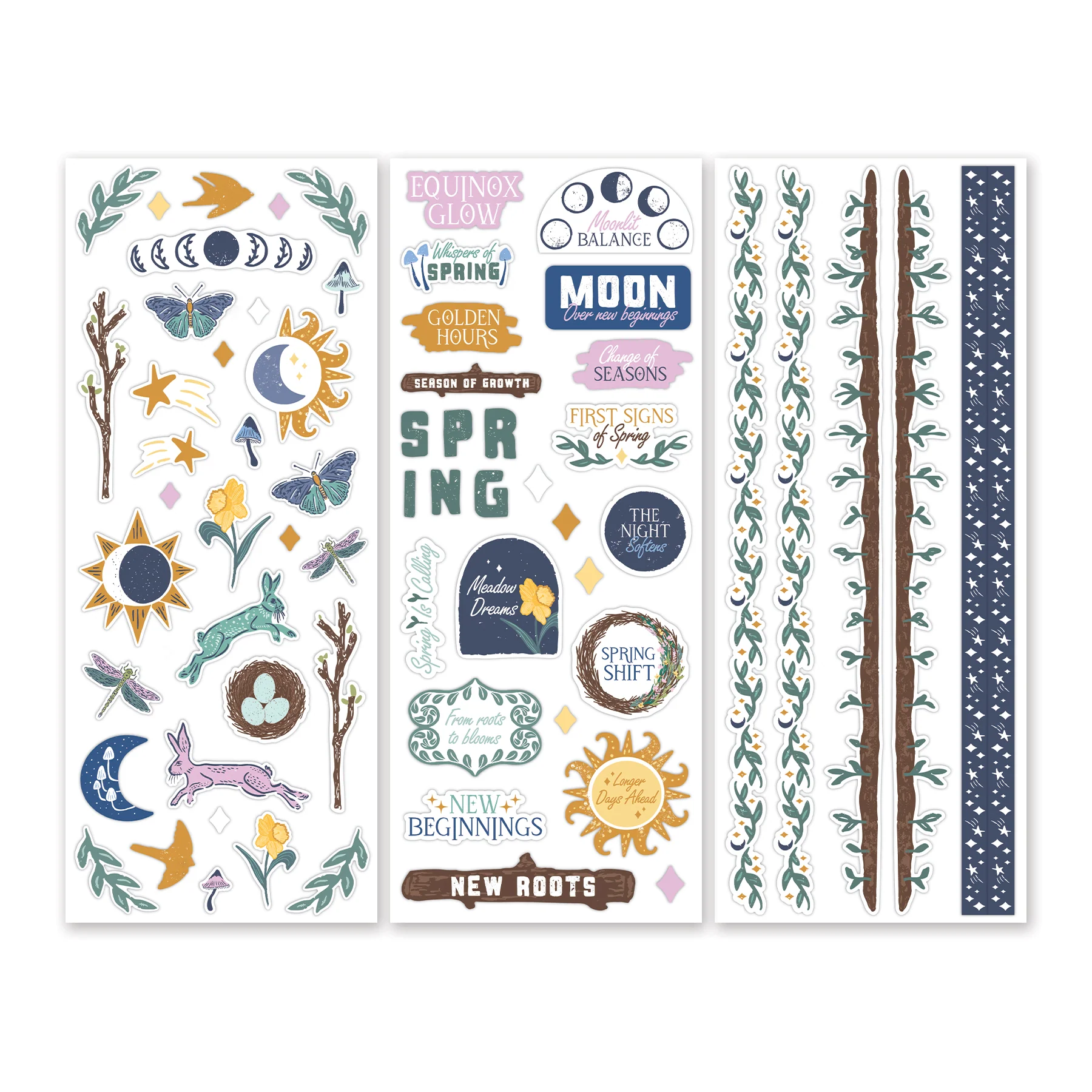 Spring Equinox Stickers (3/pk)