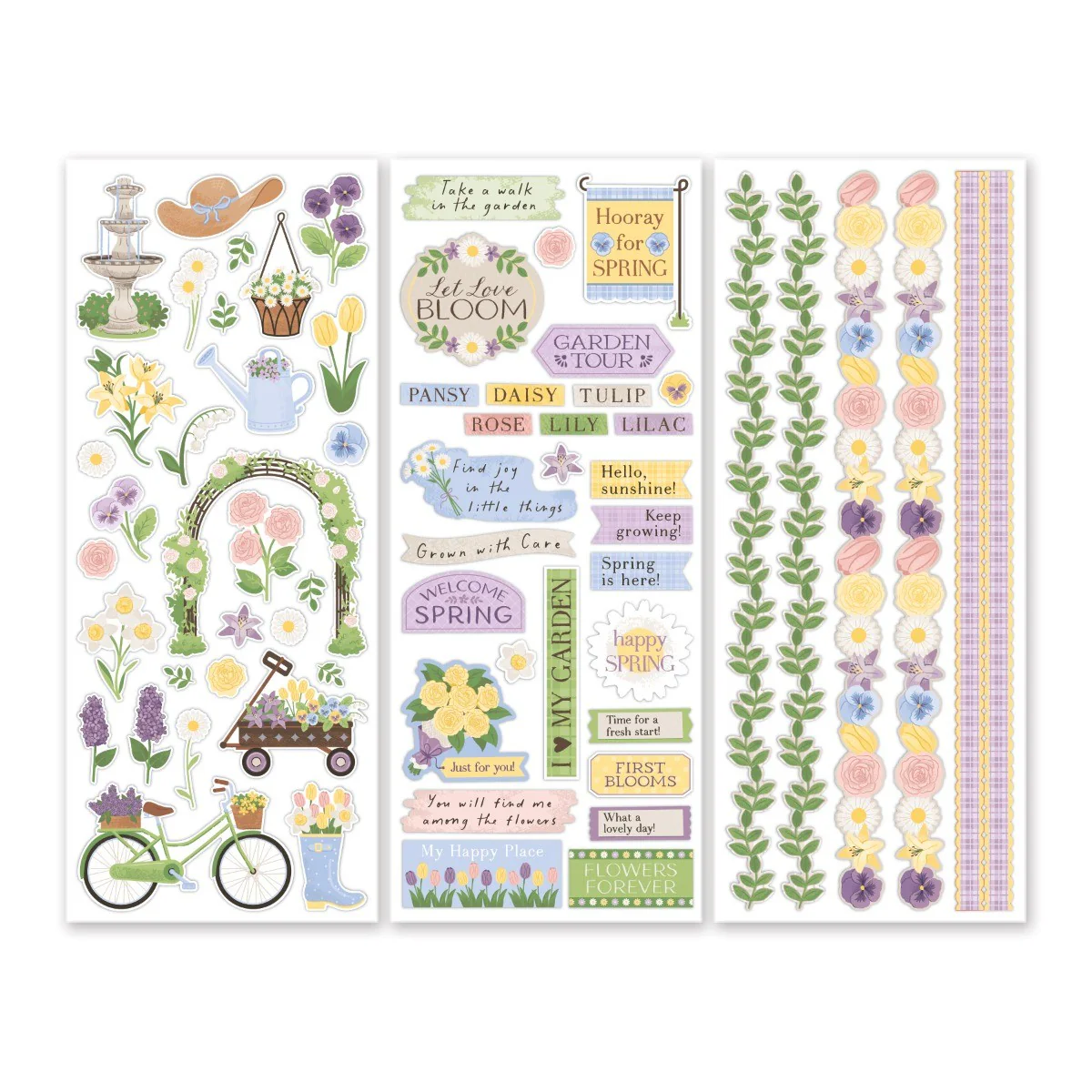 Springtime Soiree Stickers (3/pk)