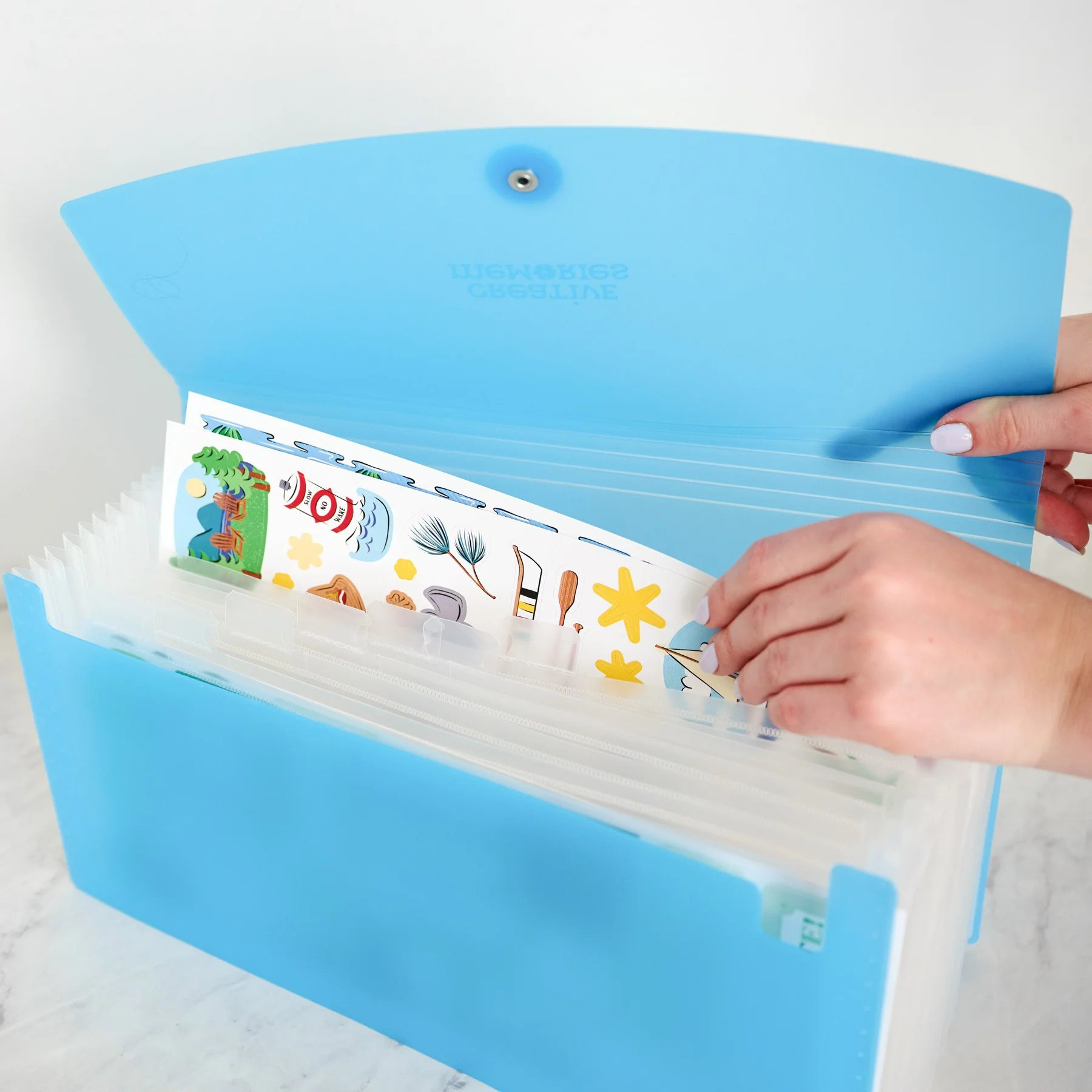 Sticker File Mate - Blue - Image 4