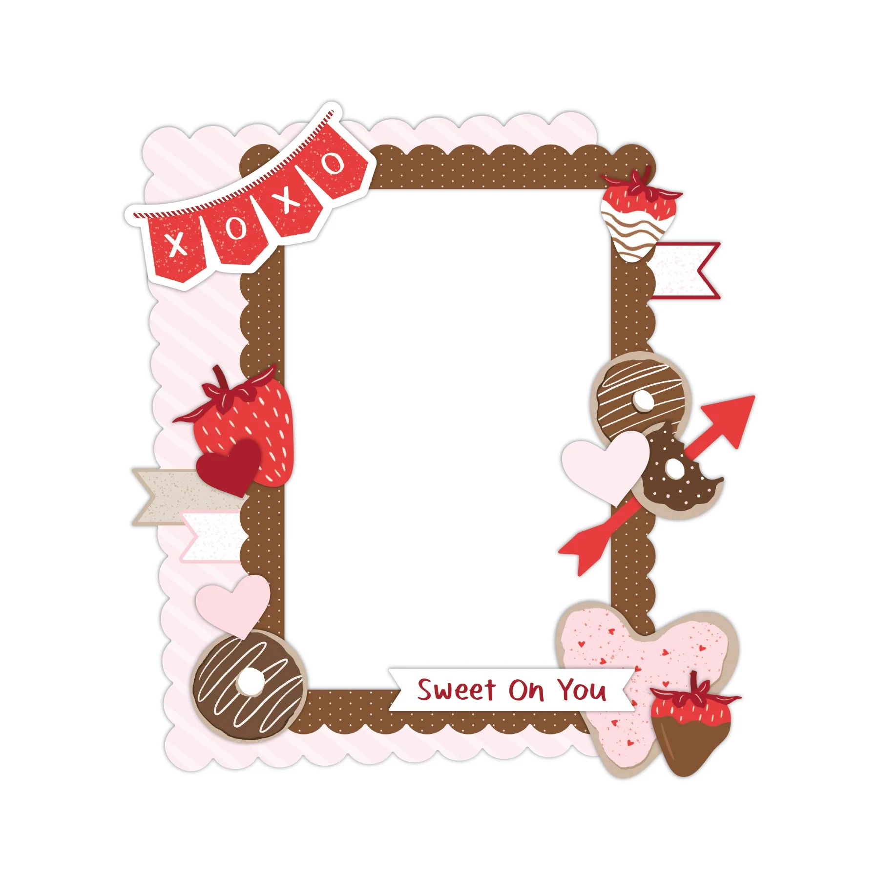 Sweet On You XL Layered Frame Embellishment (1/pk)