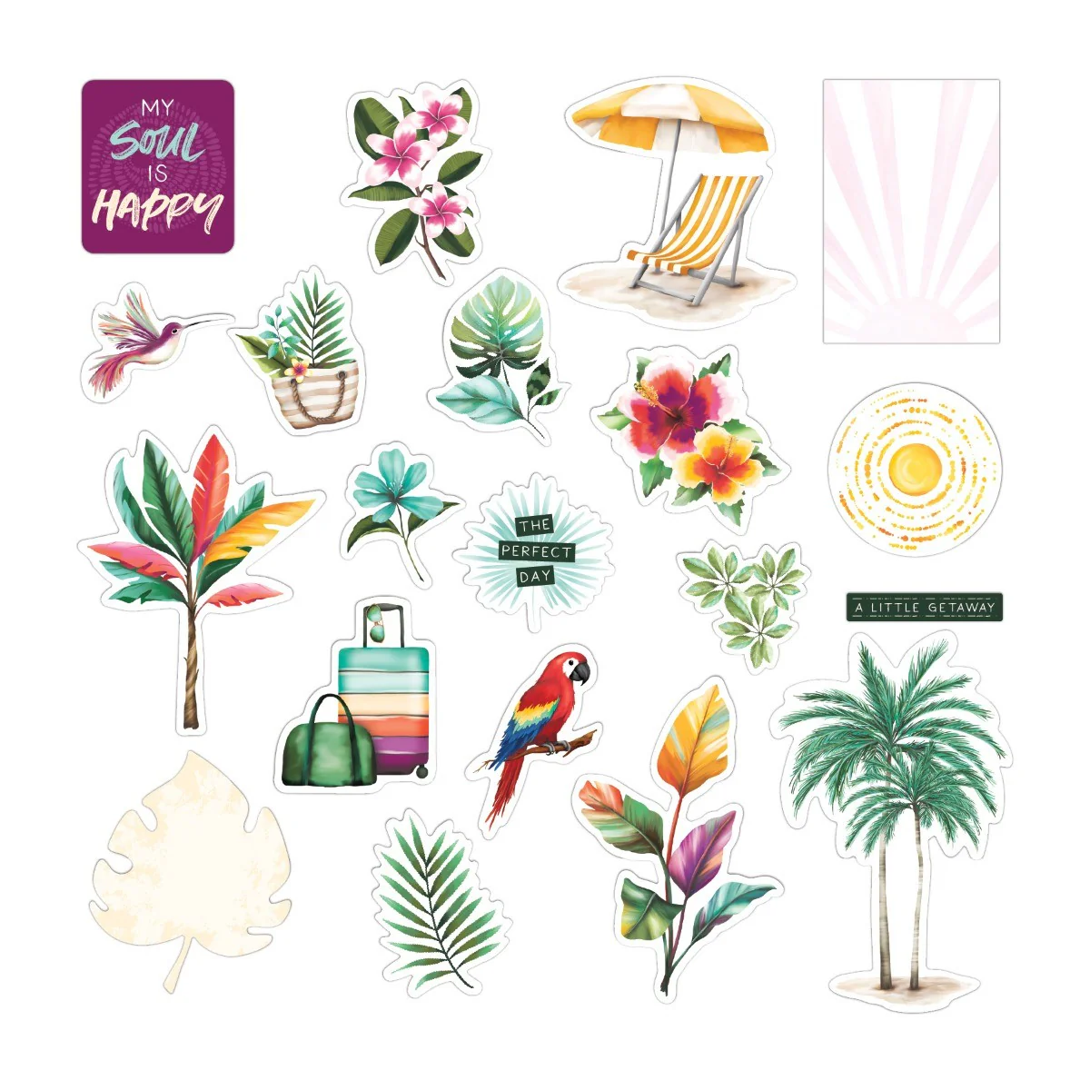 Tropical Garden Embellishments (40/pk) - Image 2